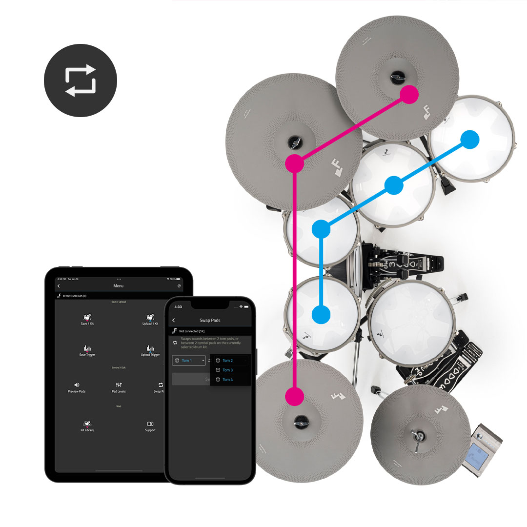 Electronic Drums EFNOTE 5X